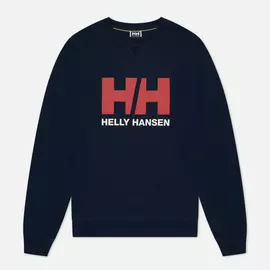 Мужская толстовка Helly Hansen HH Logo Crew, цвет синий, размер L