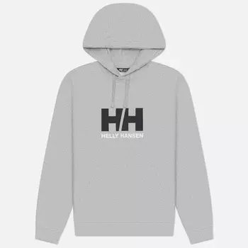 Мужская толстовка Helly Hansen HH Logo Hoodie 2.0, цвет серый, размер S