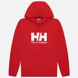 Мужская толстовка Helly Hansen HH Logo Hoodie, цвет красный, размер M