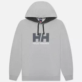 Мужская толстовка Helly Hansen HH Logo Hoodie, цвет серый, размер XL