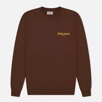 Мужская толстовка Holubar Classic Crew Neck, цвет коричневый, размер M