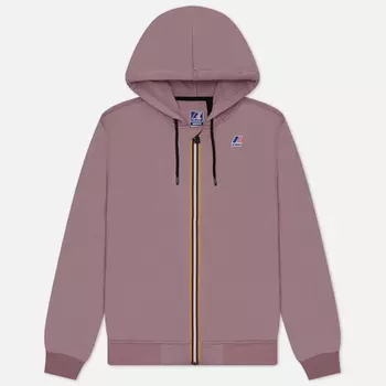 Мужская толстовка K-Way Le Vrai Arnel Zip Hoodie Fleece, цвет фиолетовый, размер XL