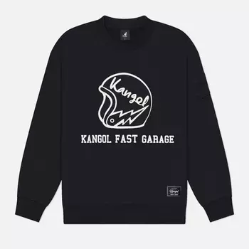 Мужская толстовка Kangol CRS Biker, цвет чёрный, размер M