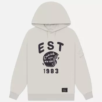 Мужская толстовка Kangol CRS Biker Hoodie, цвет бежевый, размер M