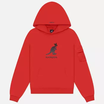 Мужская толстовка Kangol Gradation Logo Hoodie, цвет розовый, размер S