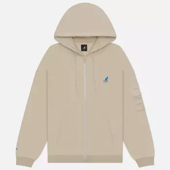 Мужская толстовка Kangol KNGL Pocket Zip-Up, цвет бежевый, размер S