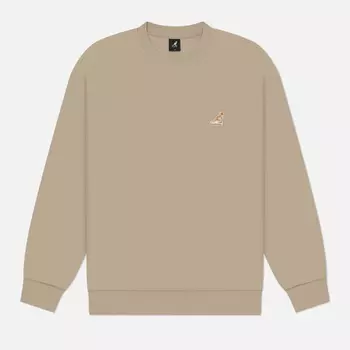 Мужская толстовка Kangol Logo Patch, цвет бежевый, размер S