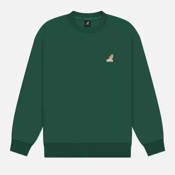 Мужская толстовка Kangol Logo Patch, цвет зелёный, размер S