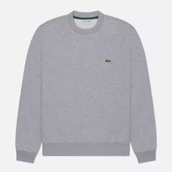 Мужская толстовка Lacoste Brushed Fleece Crew Neck, цвет серый, размер M