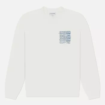 Мужская толстовка Lacoste Classic Fit, цвет белый, размер S