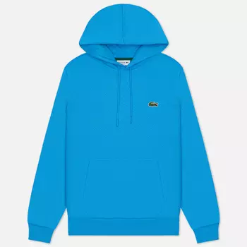Мужская толстовка Lacoste Organic Cotton Hoodie, цвет голубой, размер L