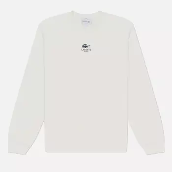 Мужская толстовка Lacoste Printed Fleece, цвет белый, размер S