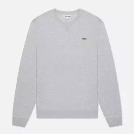 Мужская толстовка Lacoste Sport Cotton Blend Fleece, цвет серый, размер XL
