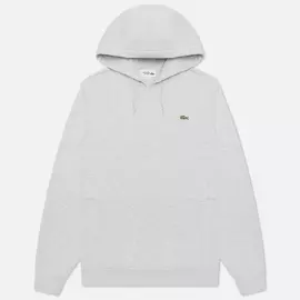 Мужская толстовка Lacoste Sport Fleece Hoodie, цвет серый, размер XXS
