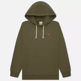 Мужская толстовка Levi's New Original Hoodie, цвет оливковый, размер L