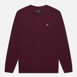 Мужская толстовка Lyle &amp; Scott Classic Crew Neck, цвет бордовый, размер S