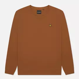 Мужская толстовка Lyle &amp; Scott Classic Crew Neck, цвет коричневый, размер XS