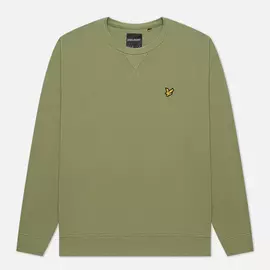 Мужская толстовка Lyle &amp; Scott Classic Crew Neck, цвет оливковый, размер M