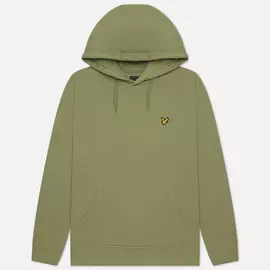 Мужская толстовка Lyle &amp; Scott Hoodie, цвет оливковый, размер M