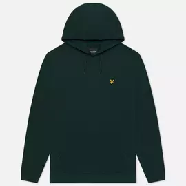 Мужская толстовка Lyle &amp; Scott Hoodie, цвет зелёный, размер XL