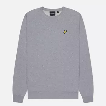 Мужская толстовка Lyle & Scott Crew Neck Regular Fit, цвет серый, размер L