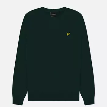 Мужская толстовка Lyle & Scott Crew Neck Regular Fit, цвет зелёный, размер XXL