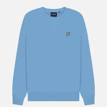 Мужская толстовка Lyle & Scott Crew Neck Regular Fit, цвет голубой, размер XXL