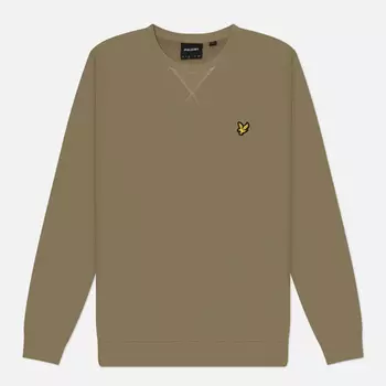 Мужская толстовка Lyle & Scott Crew Neck Regular Fit, цвет бежевый, размер S