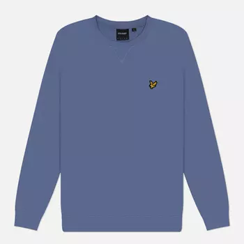 Мужская толстовка Lyle & Scott Crew Neck Regular Fit, цвет голубой, размер M