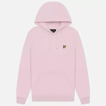 Мужская толстовка Lyle & Scott Hoodie Regular Fit, цвет розовый, размер XXL