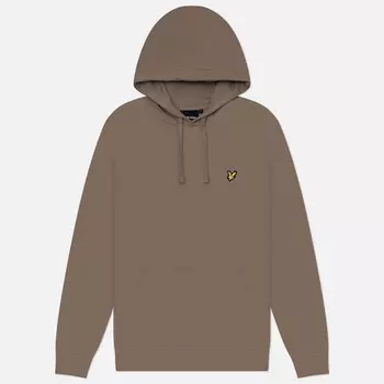 Мужская толстовка Lyle & Scott Hoodie Regular Fit, цвет бежевый, размер S