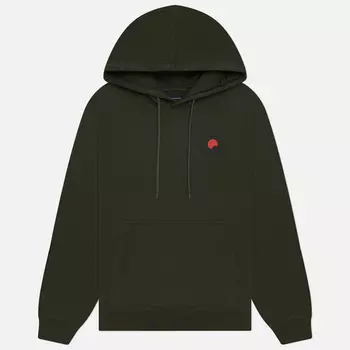 Мужская толстовка Edwin Sunset On Mount Fuji Hoodie, цвет зелёный, размер XXL