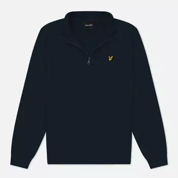 Мужская толстовка Lyle & Scott Loopback 1/4 Zip, цвет синий, размер M
