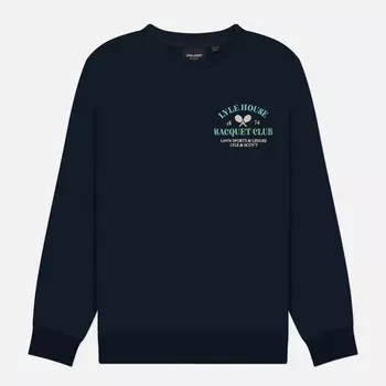 Мужская толстовка Lyle & Scott Racquet Club Graphic, цвет синий, размер XXL