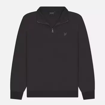 Мужская толстовка Lyle & Scott Tonal Eagle 1/4 Zip, цвет серый, размер XL