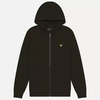 Мужская толстовка Lyle & Scott Zip Through Hoodie Regular, цвет оливковый, размер S