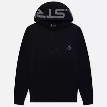 Мужская толстовка MA.Strum Hoodie Logo Print, цвет чёрный, размер S