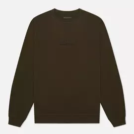 Мужская толстовка maharishi Organic Crew Military Type Embroidery, цвет оливковый, размер XXS