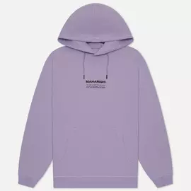 Мужская толстовка maharishi Organic Hooded Military Type Embroidery, цвет фиолетовый, размер M