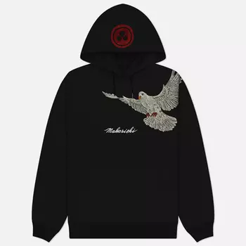 Мужская толстовка maharishi Peace Dove Hoodie, цвет чёрный, размер M