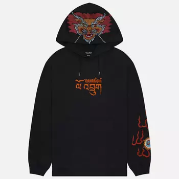Мужская толстовка maharishi x Tashi Mannox Abundance Dragon Hoodie, цвет чёрный, размер XXL