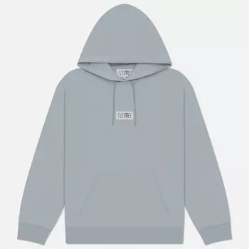 Мужская толстовка Maison Margiela MM6 Birka Logo Numbers Hoodie, цвет голубой, размер S