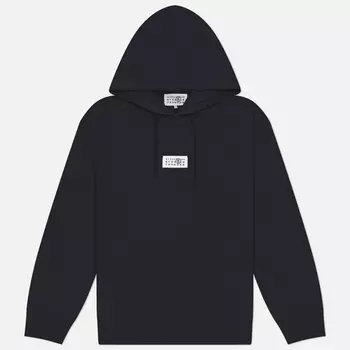 Мужская толстовка Maison Margiela MM6 Birka Logo Numbers Hoodie, цвет чёрный, размер S