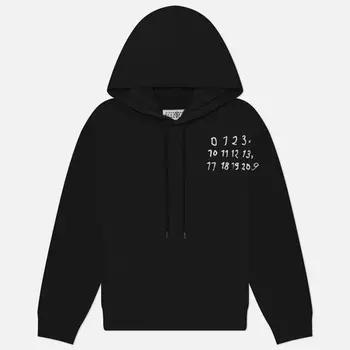 Мужская толстовка Maison Margiela MM6 Numeric Artwork Hoodie, цвет чёрный, размер M