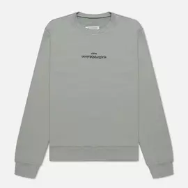 Мужская толстовка Maison Margiela Upside Down Logo Embroidered, цвет серый, размер 52