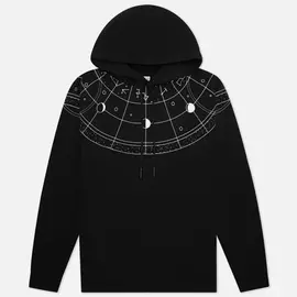 Мужская толстовка Marcelo Burlon Semi Astral Regular Hoodie, цвет чёрный, размер L