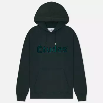 Мужская толстовка Etudes Klein Etudes Front Logo, цвет зелёный, размер XXL