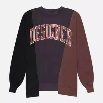 Мужская толстовка MARKET Designer Arc 3 Panel Crew Neck, цвет чёрный, размер XXL