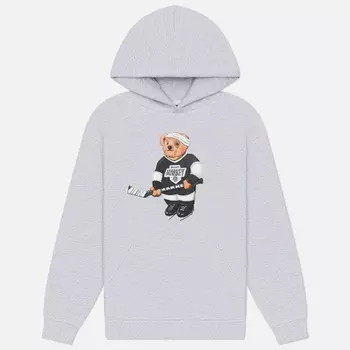 Мужская толстовка MARKET Hockey Bear Hoodie, цвет серый, размер XXL