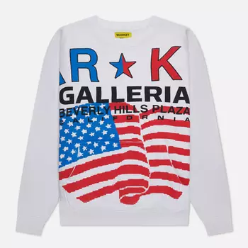 Мужская толстовка MARKET Low Prices Fleece Crew Neck, цвет белый, размер S